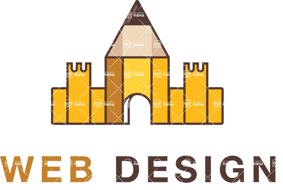 Business Logo Templates - vector graphics in a pack from GraphicMama - Creative Colorful Web Design Company Logo Template